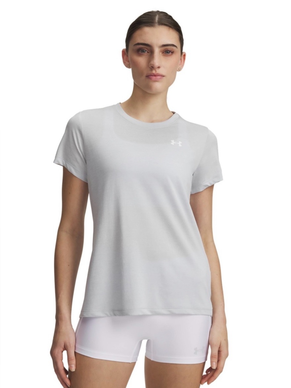 Under Armour Tech Twist Light Grey Short Sleeve Tee